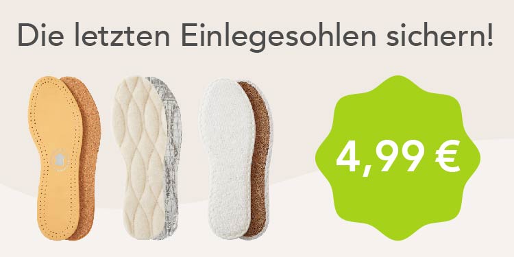 Einlegesohlen für 4,99 €